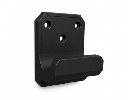 Outdoor Food Waste Bin Holder Wall Mounted Bracket UK Council Caddy - Black PETG