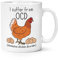 Huhn OCD 10oz Becher Tasse