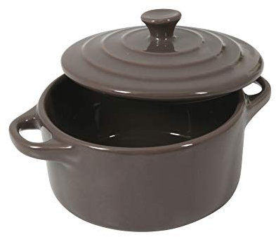 Delys-By-Verceral 518074 snackin-mi Mini Cocotte, Tortora