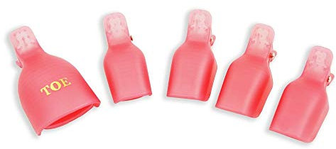 Alexnailart - Pinzas para quitar esmalte de uñas, reutilizables