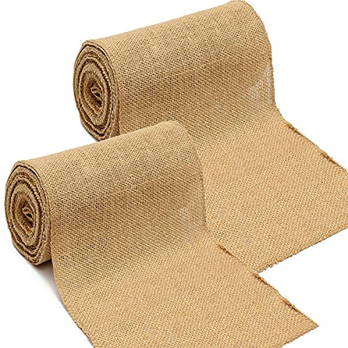 Lainrrew 2 Stück Jute-Baumschutz-Wickeln, winterfest, für Pflanzen, Stammschutz, Frostschutz, Pflanzenverband, Verpackung, Wickel für Pflanzen, warm halten und feuchtigkeitsspendend