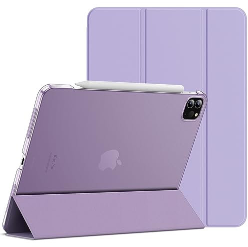 JETech Hülle für iPad Pro 11 Zoll, Modelle 2022/2021/2020, Kompatibel mit Pencil, Intelligent Abdeckung Schlafen/Wachen (Helles Lila)