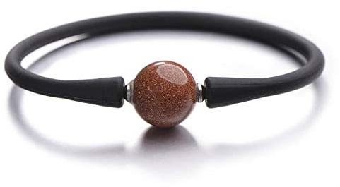 Hand Armband Armreif Armkette Damen Mode 14Mm Naturstein Silikon Armband Schmuck Unisex Paar Armbänder Für Frauen Männer