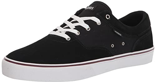 Etnies Herren Factor Skate-Schuh, Schwarz Weiß Burgunderrot, 43 EU