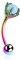OUFER Body Piercing Rook Earrings Dragon Claw Eyebrow Rings 16G 316L Surgical Steel Curved Barbell Rook Daith Piercing Jewellery