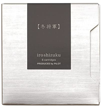 Iroshizuku Fountain Pen Cartridge, Iroshizuku, 6 Pieces [Winter Shogun] IRF-6S-FS