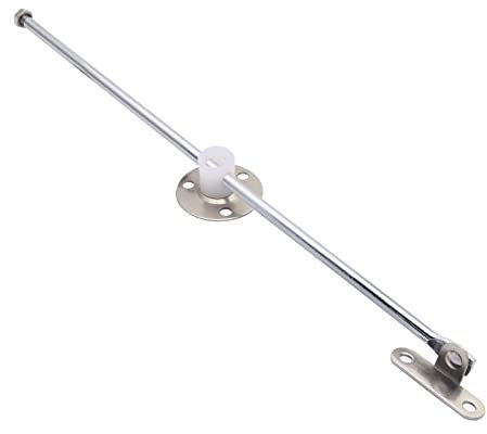 Cerniera a ribalta per coperchio dell'armadio, cerniera in acciaio inox, asta di supporto per armadio/porta/mobili
