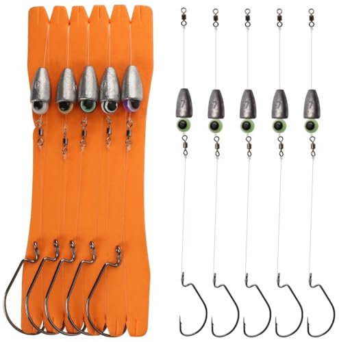 Dovesun Angelsets Angelzubehör Set Carolina Rig Kit für Barschangeln Gewichte Angeln Sinker 7g(1/4OZ)