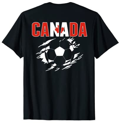 Kanada Fußball-Fans Trikot stolze kanadische Fußball-Fans T-Shirt