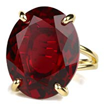 Anemone Schmuck Dazzling Oval Granat Schmuck Ring - Artisan 14k Gold Große Ringe für Frauen - Hochzeit, Mode, Geschenk, Böhmischen Natürlichen Edelstein Ringe - Birthstone Ringe für Sie
