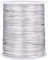 PH PandaHall 100 m/106 yarde di Cordoncino di Raso A Coda di Topo, 2mm Argento Artigianato di Seta Corde Perline di Natale String per La Collana Macrame Nodo Cinese Dream Catchers Treccia di Capelli