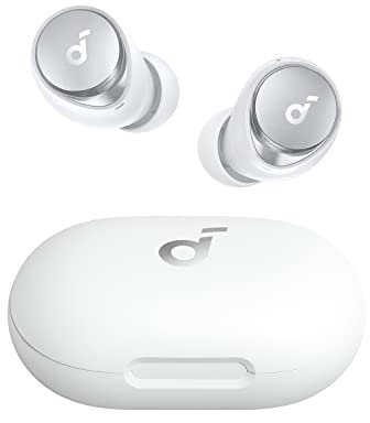 soundcore by Anker Space A40, Automatische Geräuschunterdrückung bis 98%, Kabellose Earbuds, 50h Wiedergabe, Hi-Res Sound, Bequemes Design, App Steuerung (Generalüberholt)