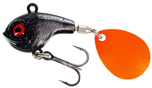 Westin DropBite Spin Tail - Jigspinner, Länge/Gewicht:3.4cm / 17g, Farbe:Black Mamba