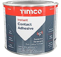 Timco - Instant Contact Adhesive - Liquid (Size 250ml - 1 Each)