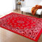 REIPOL Bandana Muster Teppiche für Schlafzimmer Zuhause Teppich Wohnzimmer Sofa Couchtisch Balkon Bodenmatte 50x80cm