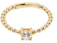 Esprit Damen-Damenring 925er Silber 1 Zirkonia 52, Gelbgold 32024480