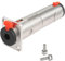 QIANRENON Verrouillage 6.35mm Panneau Montage stéréo Adaptateur TRS 6,35mm Femelle à Femelle Équilibré Montage Prise Verrouillable 1/4 Jack Montage Cloison Connecteur, pour Grand 3 Pôles Audio Port