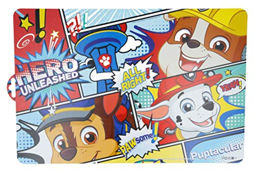 Tischunterlage Platzdeckchen Malunterlage Knetunterlage Eßunterlage Tischset kompatibel zu (Paw Patrol Boys)
