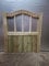 Wooden Pressure Treated Garden Gate - Pedestrian Gate 3ft (90cm High x 90cm Wide x 5cm Deep)