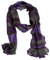 Invero, Merino Schal Manu, 100% Wolle (Violet)