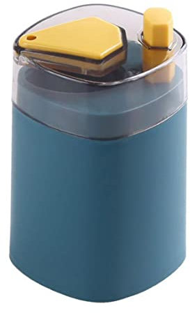 Automatischer Zahnstocherhalter, tragbarer Pop-Up-Zahnstocherspender, Aufbewahrungsbox, blau, automatischer Pop-Up-Zahnstocherhalter, Zahnstocher-Aufbewahrungsbox, Zahnstocherbehälter, Zahnstocherspen