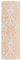 vidaXL Outdoor Teppich, Gartenteppich Beidseitig, Balkonteppich Terrassenteppich UV-beständig, Läufer Teppich für Balkon Terrasse, Orange Weiß 80x250cm PP