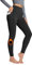 baleaf Women's Fleece Lined Leggings Thermal Pants with Pockets Winter Warm High Waisted Petite Yoga Trousers Black M