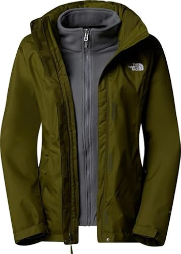 The North Face Damen Evolve II Triclimate Jacke, Forest Olive/Smoked Pea, XL