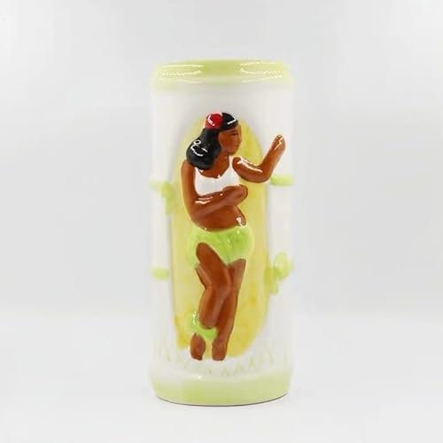 KLDGQ Keramikvase im Maya-Stil, 9 – 19,8 cm, handgefertigt, Keramik, Hydrokultur-Blumentopf, Blumenarrangement-Vase für Zuhause, Wohnzimmer, Schlafzimmer, Dekor