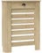 HOMCOM Cubre Radiadores con Cajón Cubreradiador de MDF Cubierta para Radiador para Salón Dormitorio Pasillo 78x19x95,5 cm Roble