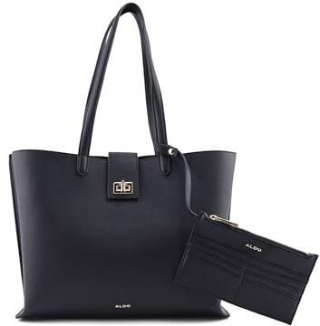 ALDO Damen Agraleder Tragetasche, Schwarz