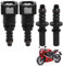 EuAcesry Droit Voiture Carburant Tuyau, 2 Pcs 7.89mm à 8mm Raccord Durite Essence, Rapide Libération Connecteur Ensemble, Kit de Connecteur de Tuyau de Carburant Tuyau 7.89-ID6