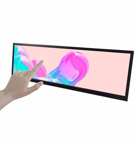 VSDISPLAY 14.5 Pollice Android 11 Touchscreen Monitor 2560x720 Allungato Bar Display LCD Supporto USB Autoplay Video Immagine Audio