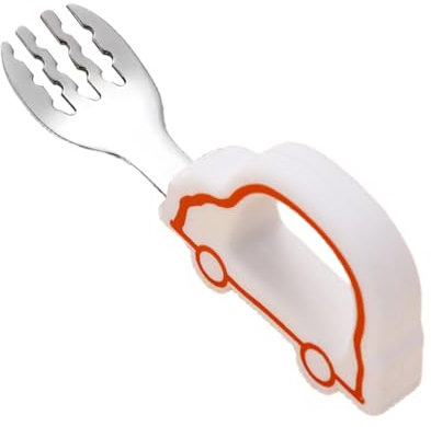 Holdes - Cuchara para bebé - Utensilios de aprendizaje para comer autonomía, diseño ergonómico para comida versátil para adultos y comidas familiares