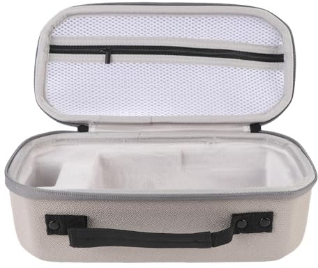 Focket Housse de Transport pour projecteur, résistante à la Pluie, à la poussière et aux Chocs, étui de Rangement Rigide en Nylon EVA pour projecteur Nebula Capsule 3 1080P