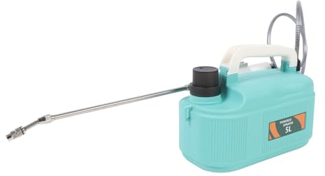 SUNGOOYUE Elektrischer Gartensprüher, 5 L, 2000 MAh, Batteriebetrieben, mit Schultergurt, Zum Besprühen von Zimmerpflanzen und Reinigen von Glas (Green)
