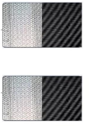 Parasol Coche para Peugeot 308 SW 308 para Touring Parasol para Techo Corredizo Anti-UV Compatible con Techo Panorámico Coche 2 Protectores Térmicos para Ventanas(Silver Black)