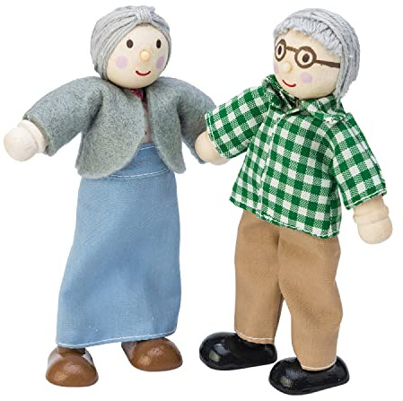 Le Toy Van - Wooden Grandparents Play Set For Dolls Houses | Daisylane Dolls House Accessories Sets - Suitable For Ages 3+