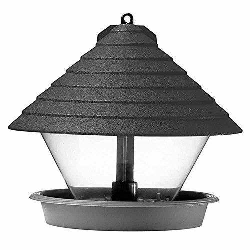 Orthex Vogelhaus Kunststoff Ø27 cm schwarz für Vögel in Gärten