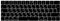 MiNGFi Silikon Hebräisch Tastaturschutz für MacBook Pro 13 A1706/A1989/A2159 (2016–2020), Pro 15 A1707/A1990 (2016–2019) EU/ISO Tastaturlayout - Schwarz