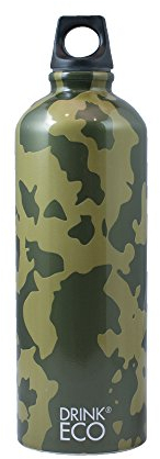 Alusport Bottles Drink Eco Camouflage Botella Deportiva, Unisex Adulto, Multicolor, L