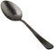 Mercer Culinary M35138BK Plating Spoon Solid Bowl, Stainless Steel, Black, 21.8 x 5.4 x 3.2 cm