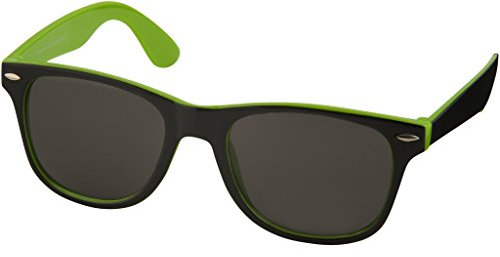 Bullet Sun Ray Sunglasses - Black With Colour Pop (14.5 x 15 x 5 cm) (Lime/Solid Black)