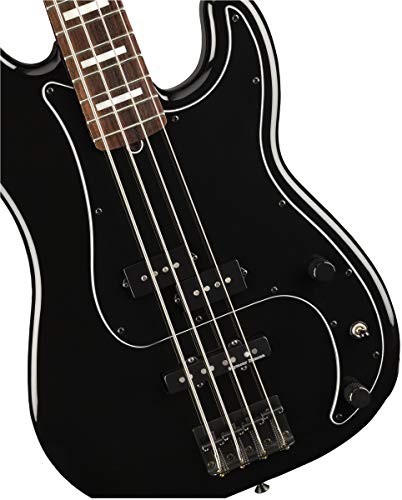 Fender Duff McKagan Deluxe Precision Bass RW Black - 4-String Electric Bass