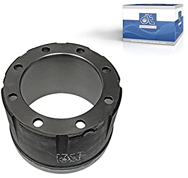 DT Spare Parts Bremstrommel 10.23204 D: 311 mm, 8 bores, b: 25 mm, P: 275 mm, d: 225 mm, H: 260 mm, B: 205 mm für Anhänger