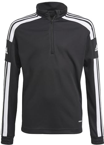 adidas Unisex Kinder Squadra 21 Training Top, Black/White, 11-12 Years