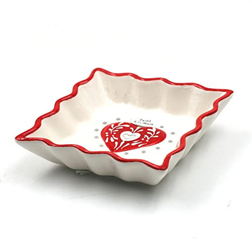 Tabac du Bassigny Coupelle Carrée Ondulée Coeur Alsacien- Bord Rouge