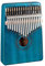 Sela Kalimba 17 - Blau, Daumenklavier mit 17 Zungen in C-Dur, mit Tasche, SE 249