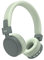 Hama Bluetooth Kopfhörer On-Ear (kabelloses Headset zum Telefonieren, Ohrhörer mit Mikrofon für 8h Gesprächszeit, Faltbare Stereo Headphones gepolstert, größenverstellbar) grün Freedom Lit