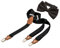 BomGuard Herren Hosenträger PU-BR 2,5 cm + Fliege,schwarz